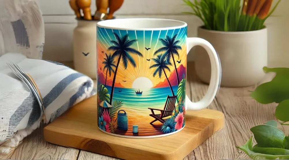 Tazas personalizadas verano.