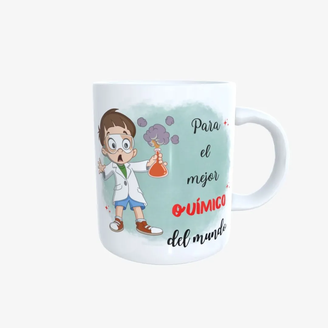 Taza Mejor Químico del Mundo Chico 01.
