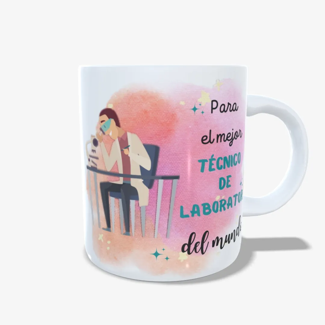 Taza Mejor Técnico Laboratorio Chico 01.