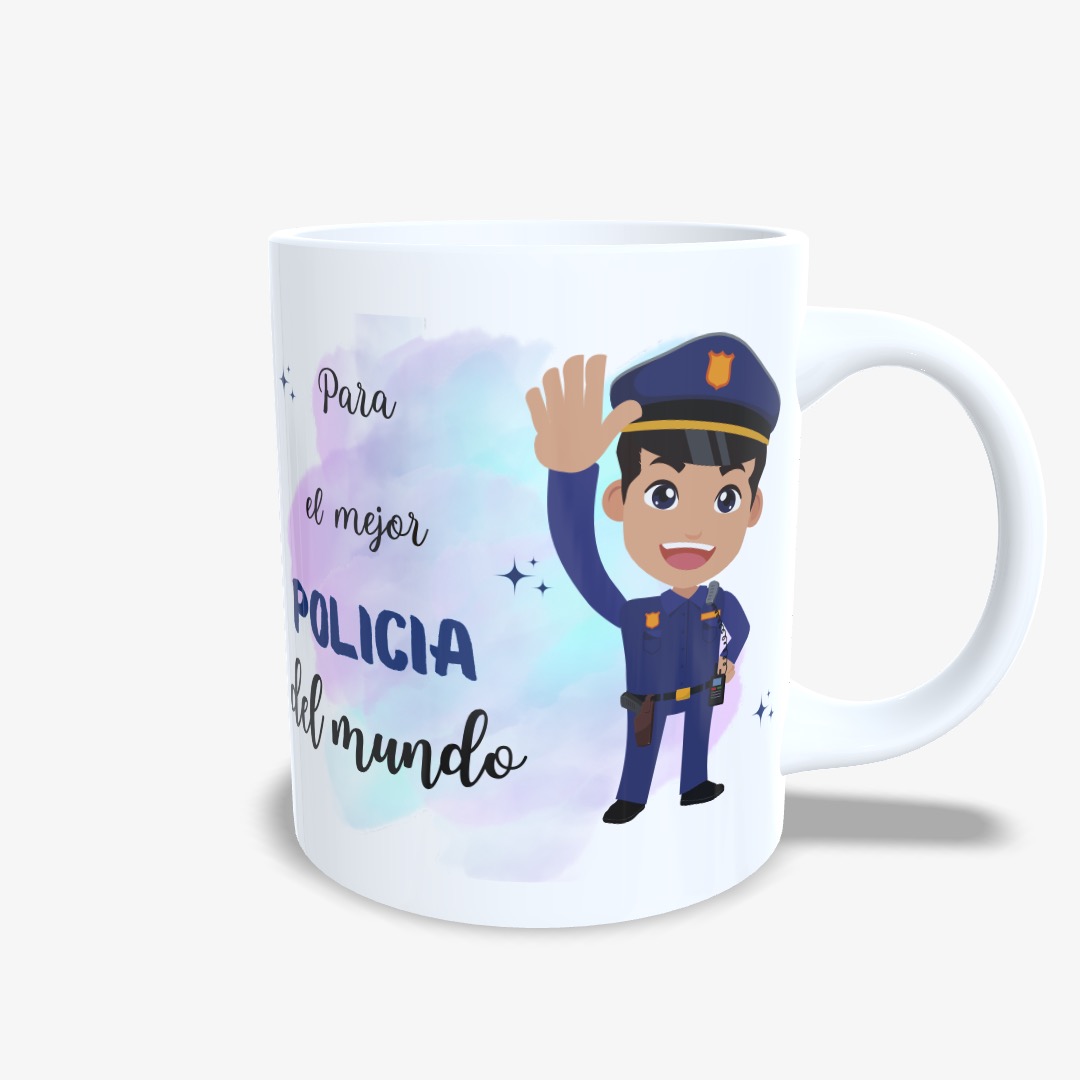 Taza Mejor Policía del Mundo (Varios Modelos) - Vista 2