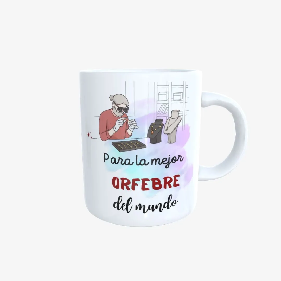 Taza Mejor Orfebre del Mundo Chica 01.