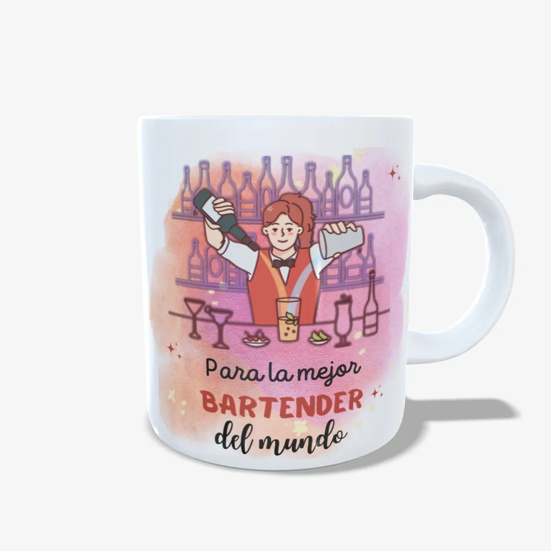 Taza Mejor Bartender Chica 01.