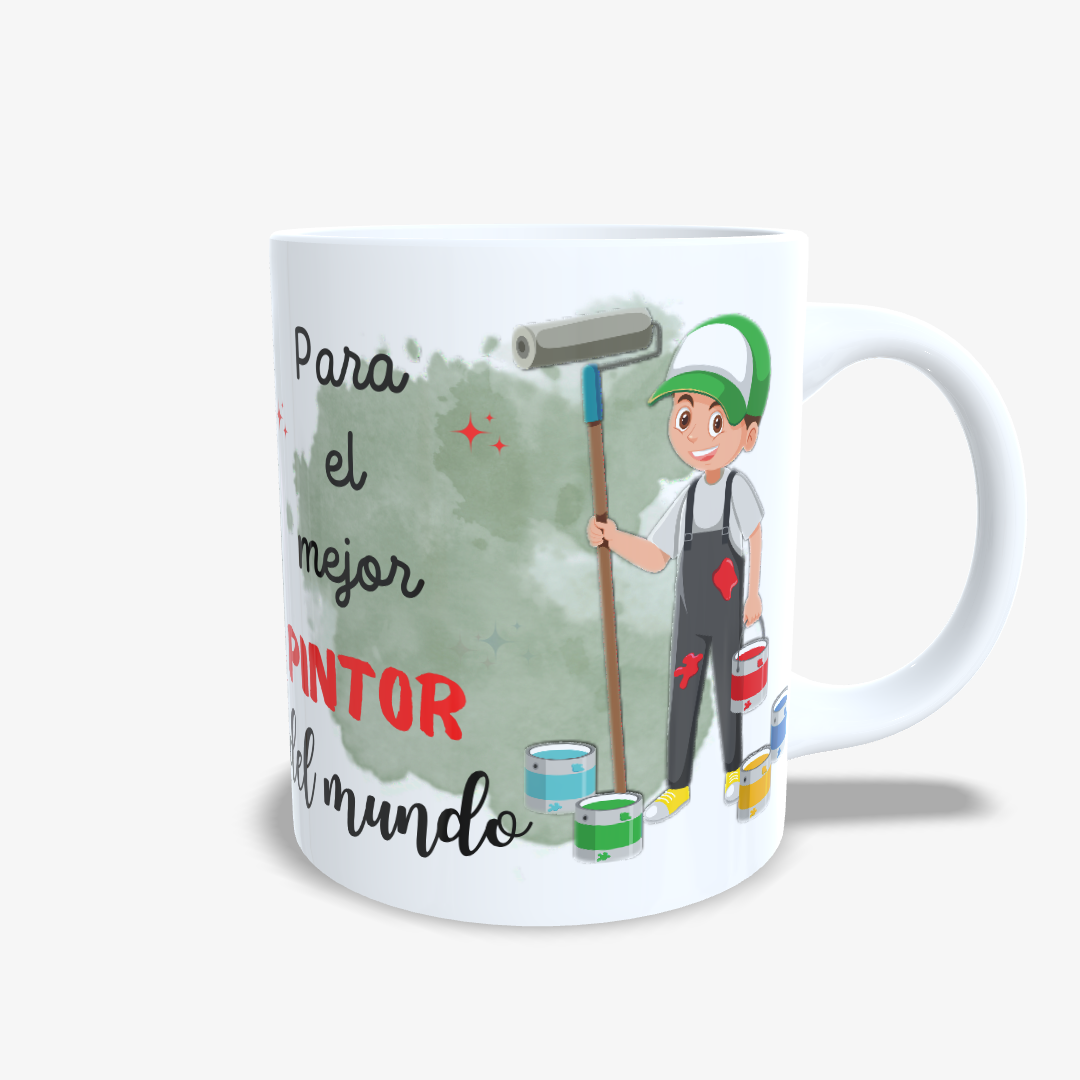 Taza Mejor Pintor (de paredes) del Mundo (Varios Modelos) - Vista 2
