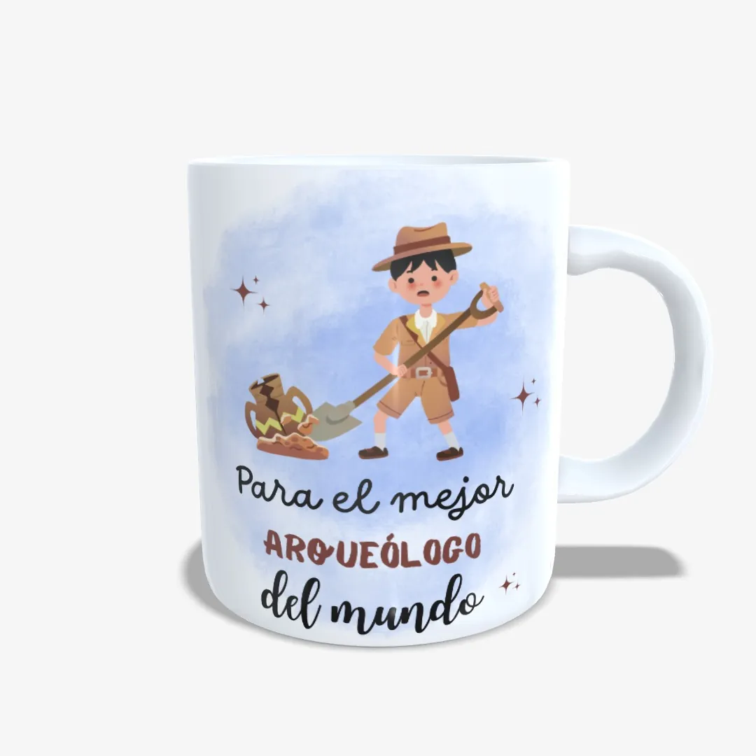 Taza mejor arqueólogo mundo chico 01.