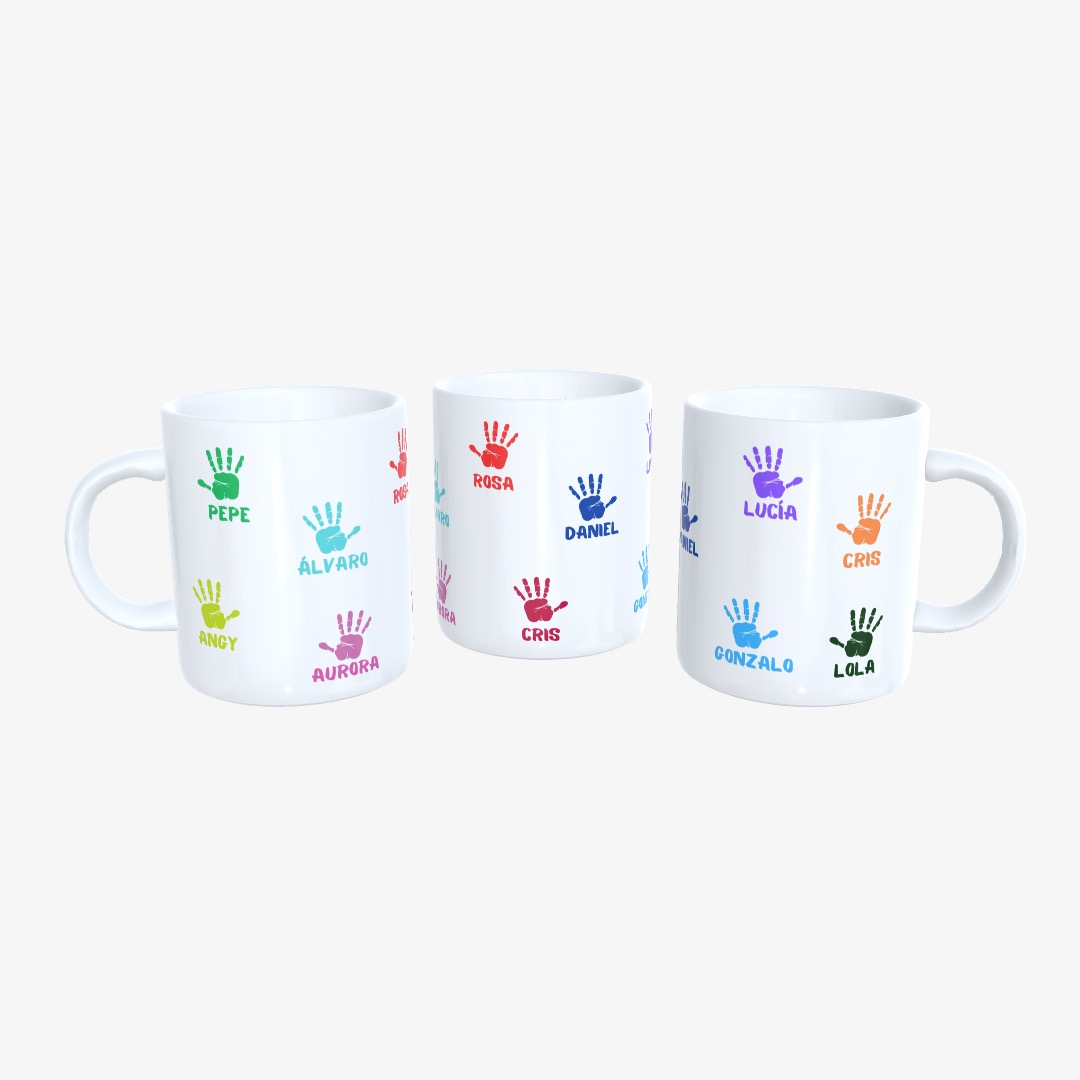 Taza Manos Alumnos - Vista 2