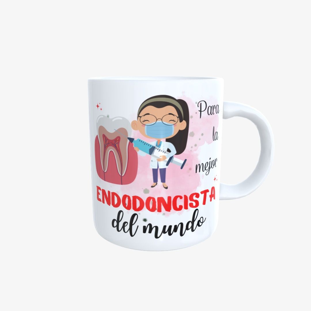 Taza Mejor Endodoncista del Mundo Chica 01.