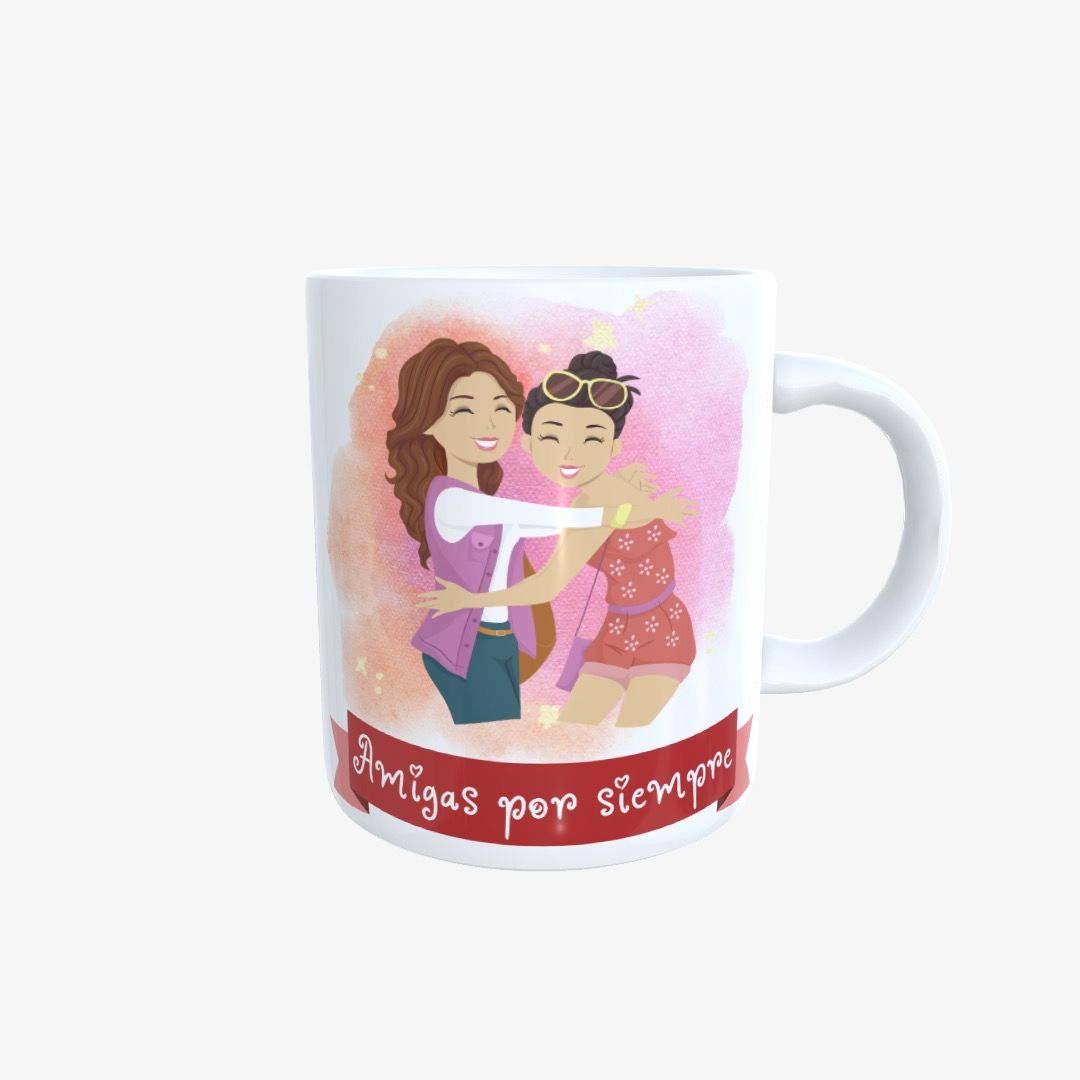 Taza Amigas por siempre 01.
