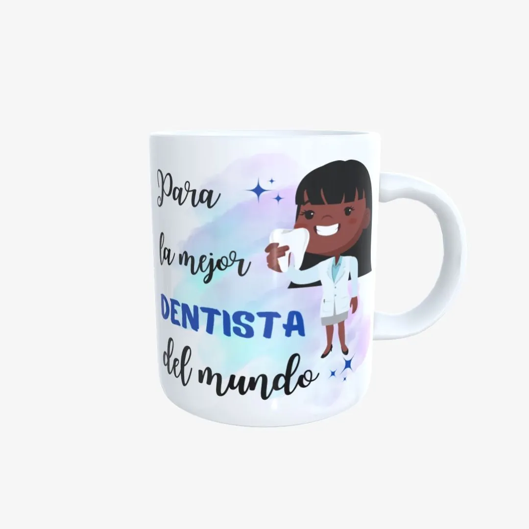 Taza mejor dentista del mundo chica 01.