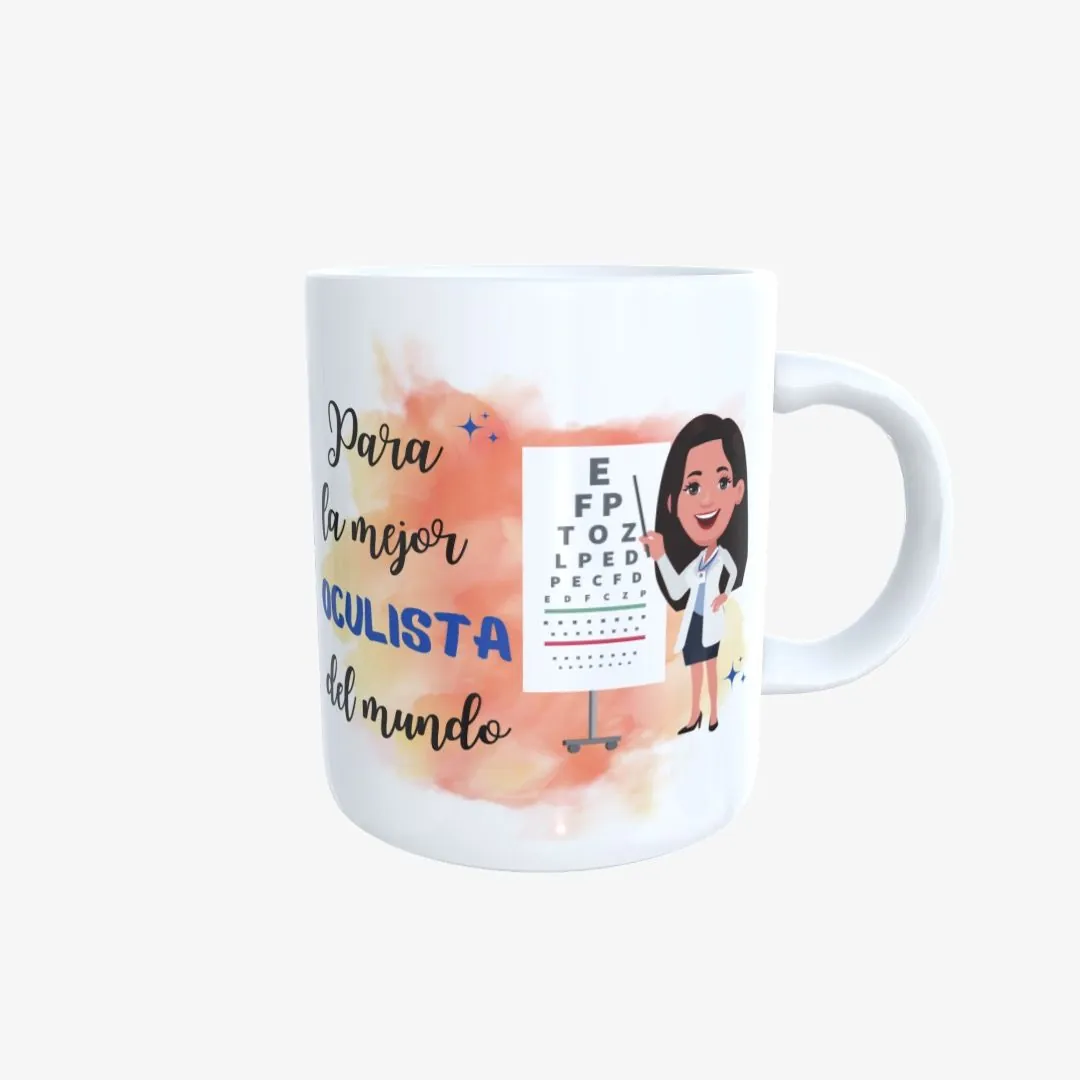 Taza Mejor Oculista del Mundo Chica 01.