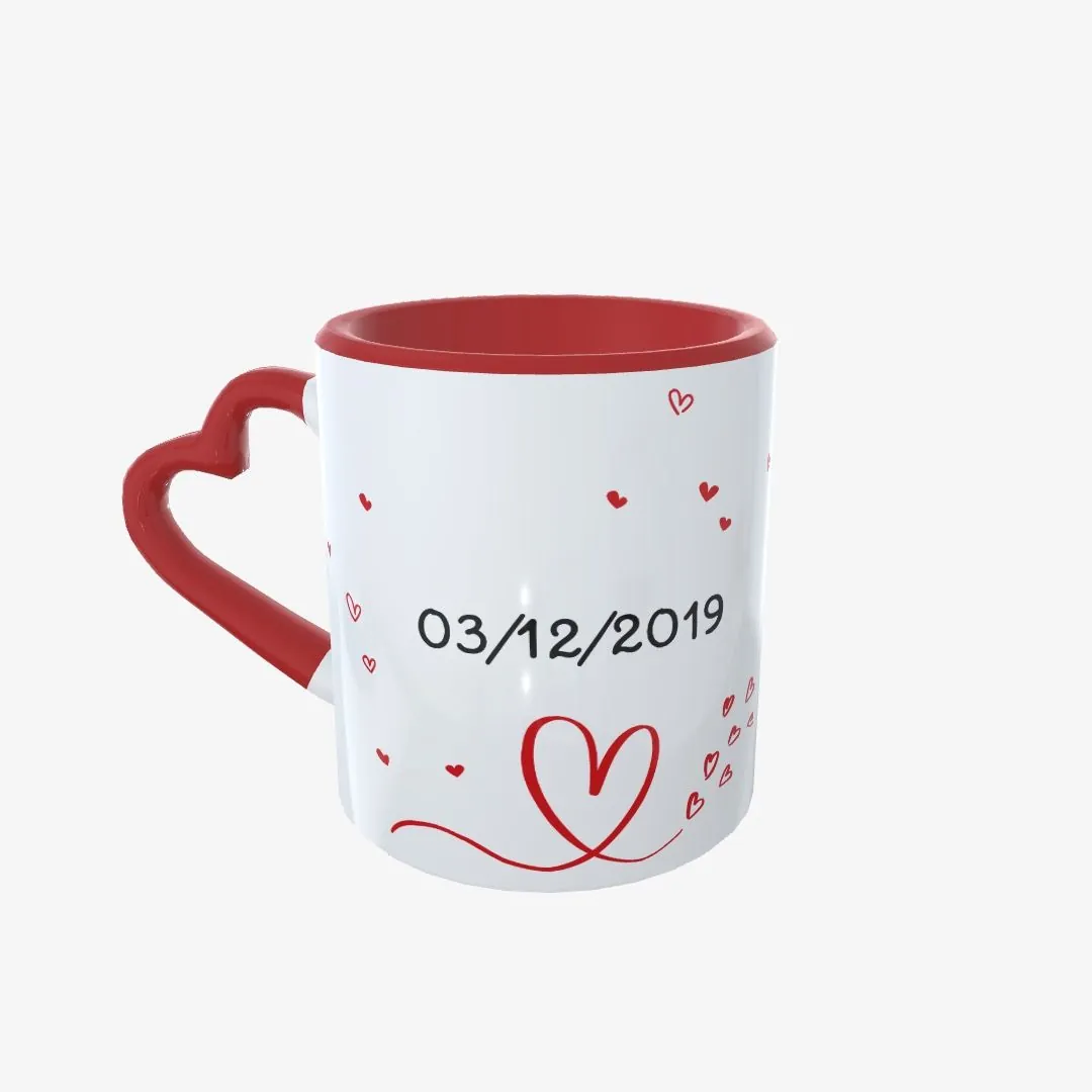 Taza San Valentín Globos Corazón - 3