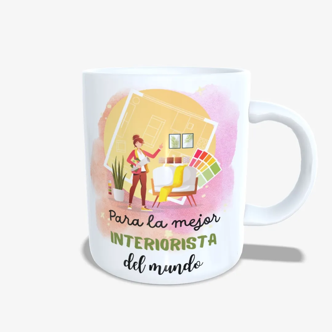 Taza Mejor Interiorista del Mundo Chica 01.
