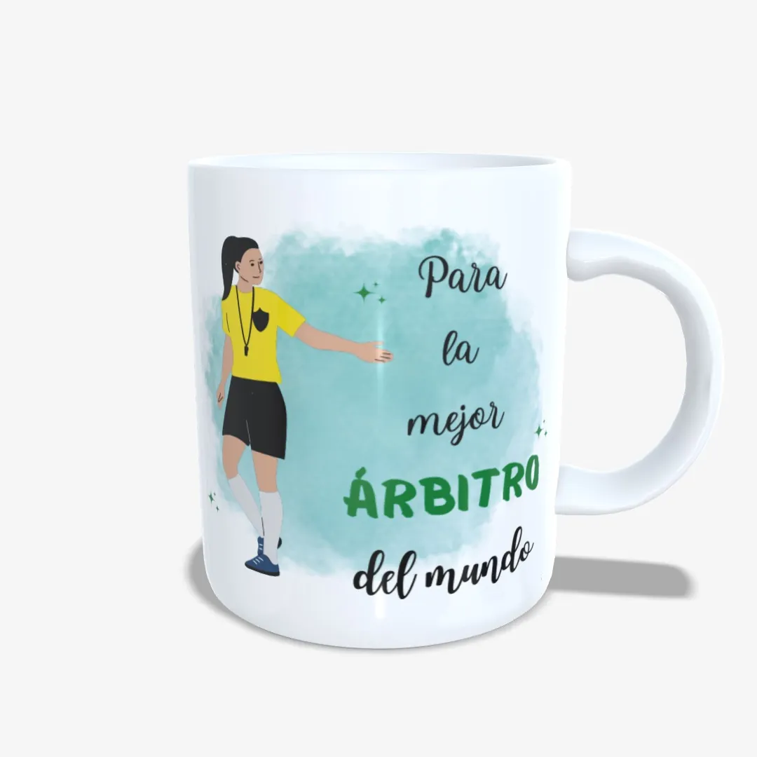 Taza Mejor Árbitro del Mundo Chica 01.
