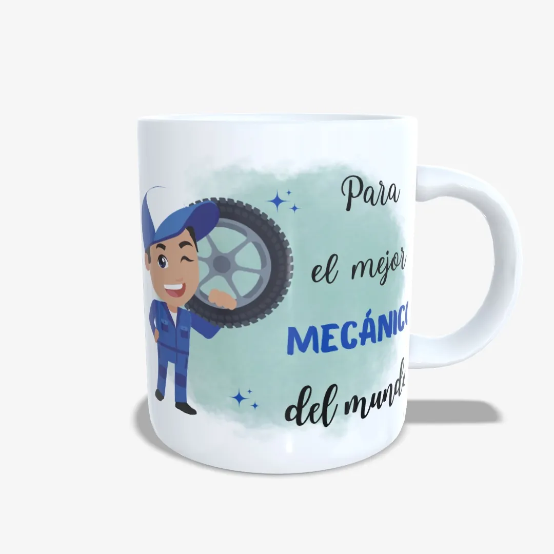 Taza Mejor Mecánico del Mundo Chico 01.