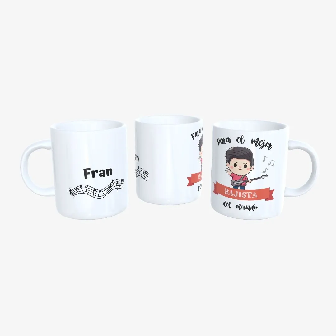 Taza Mejor Bajista del Mundo.