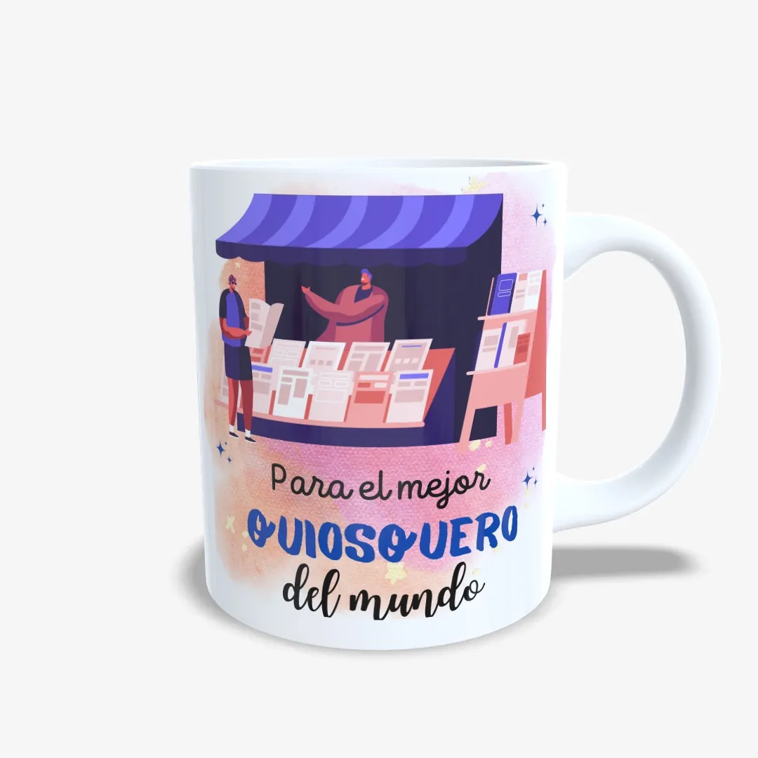 Taza Mejor Quiosquero del Mundo.