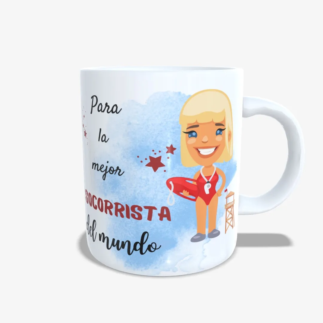 Taza Mejor Socorrista Chica 01.