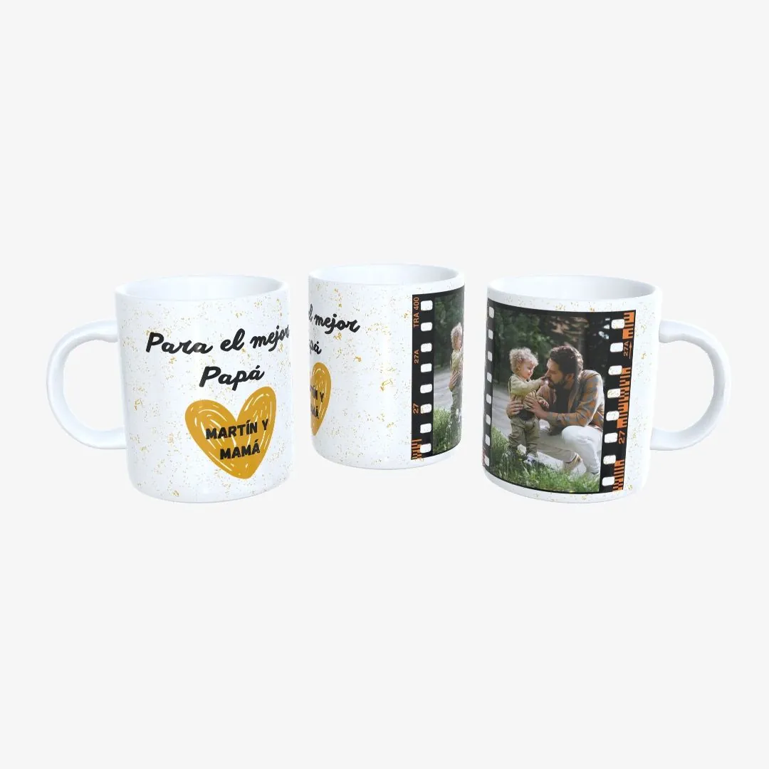 Taza Día del Padre con Foto 01.