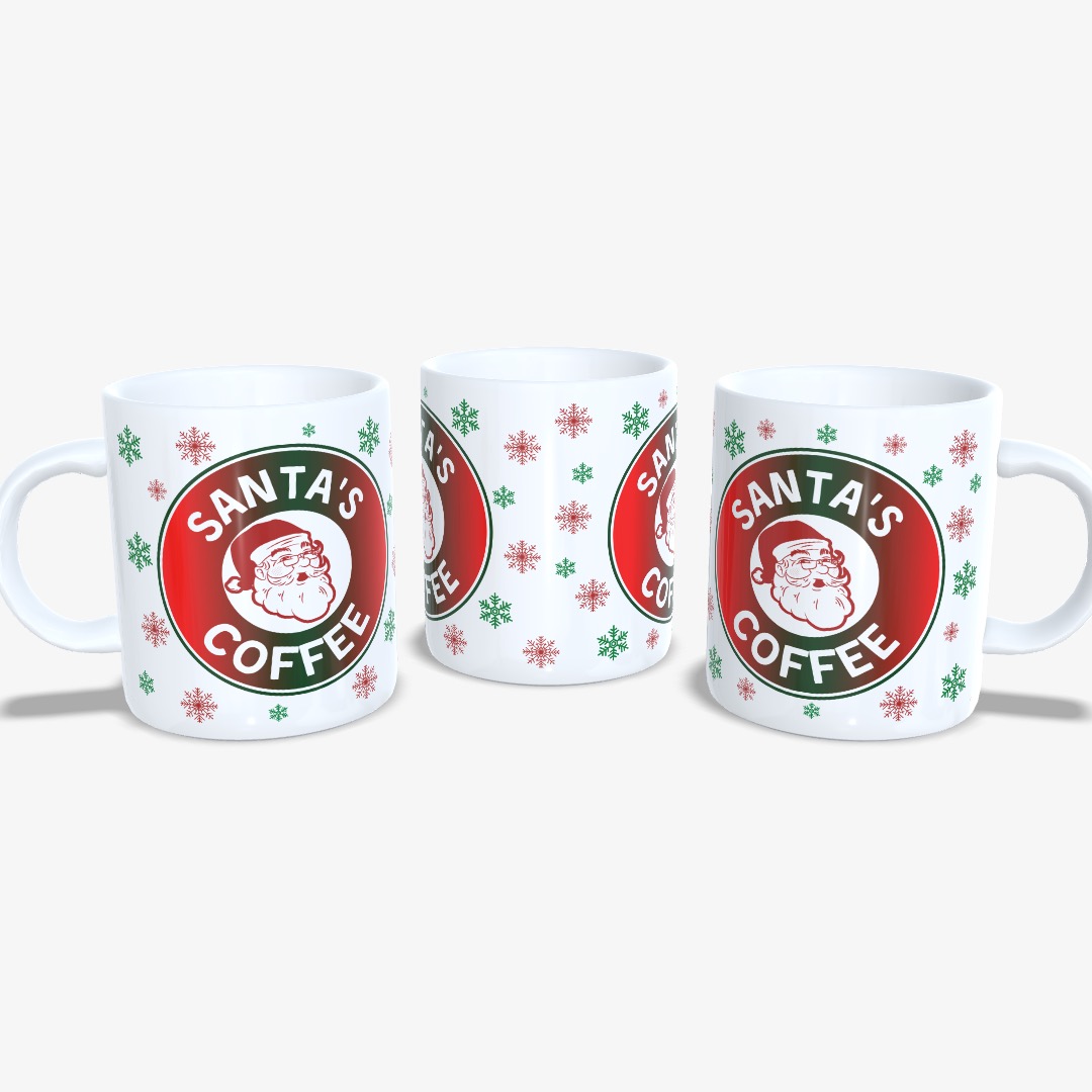 Taza Navidad Santa's Coffee - Vista 2