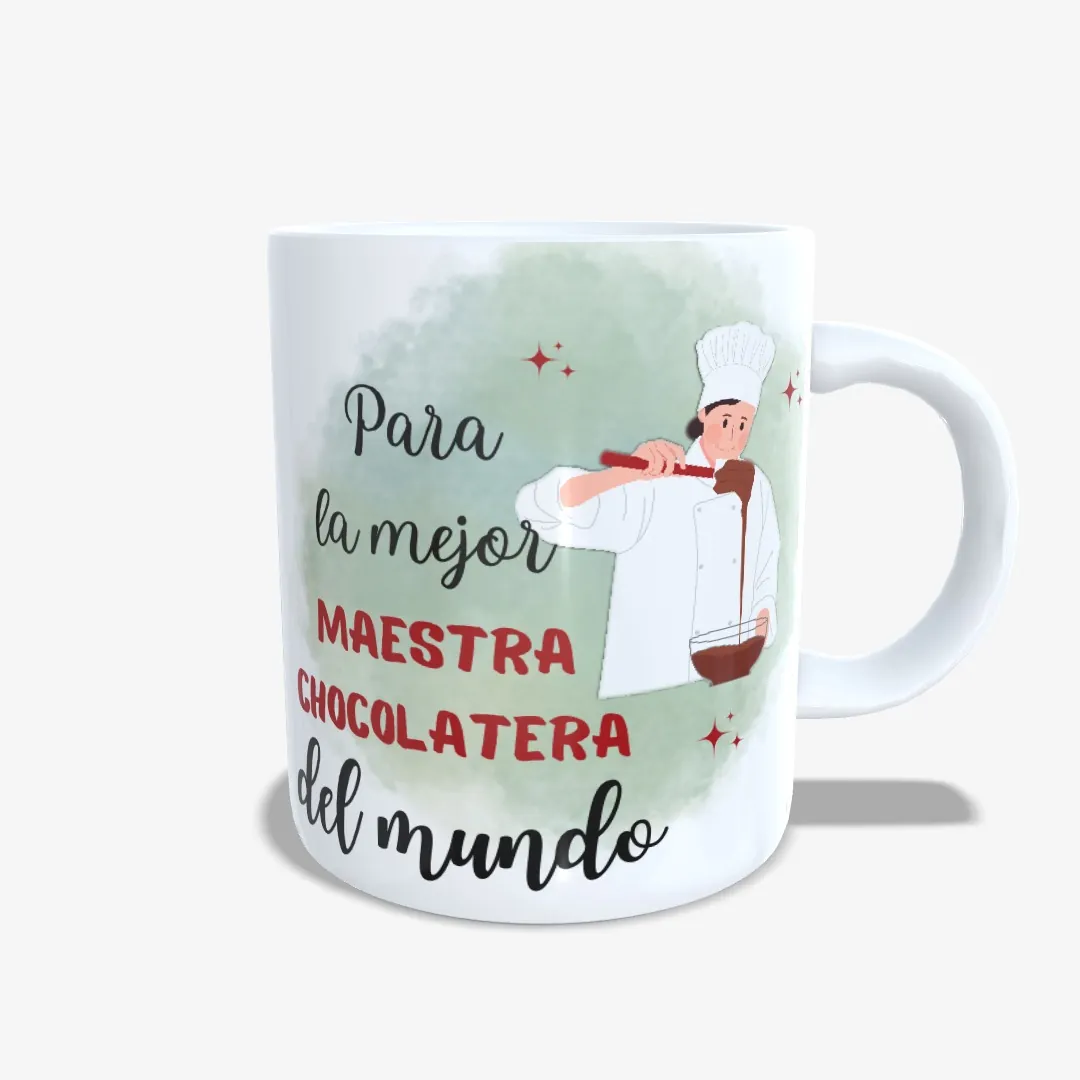 Taza Mejor Maestro Chocolatero Chica 01.