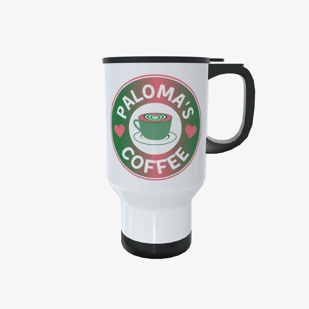 Taza Termo Café con Espuma en forma Corazón.