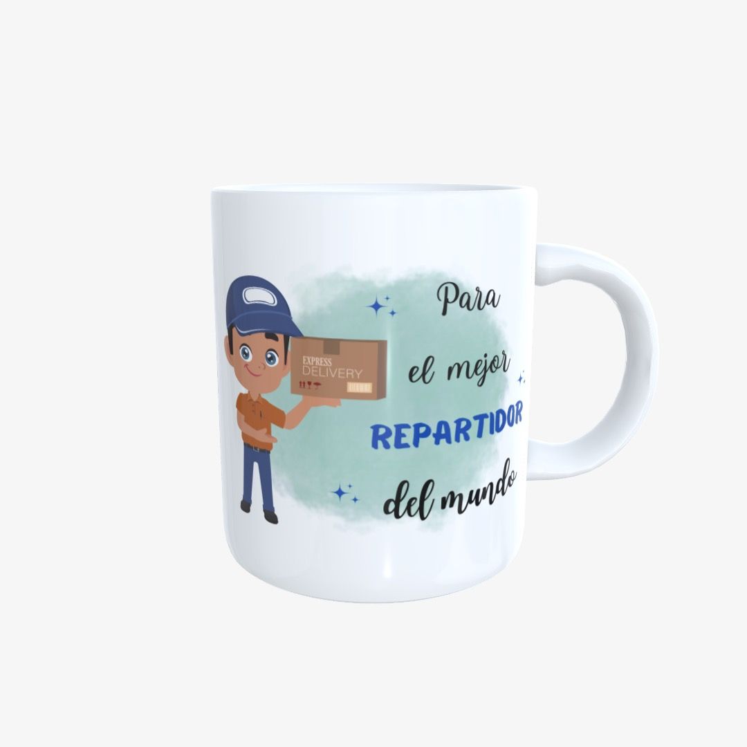 Taza mejor repartidor del mundo chico 03.