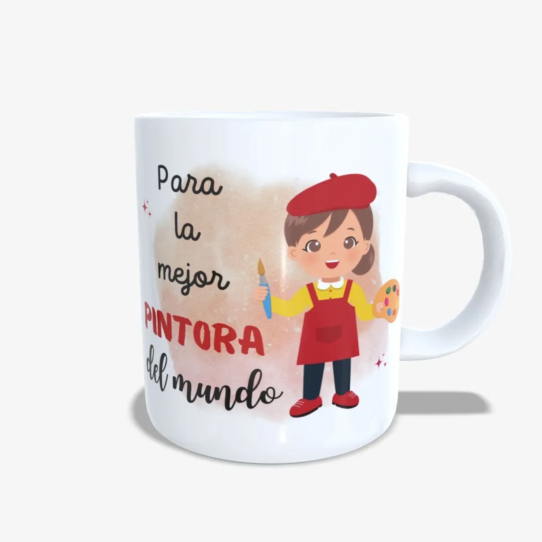 Taza Mejor Pintor Artistic Chica 01.