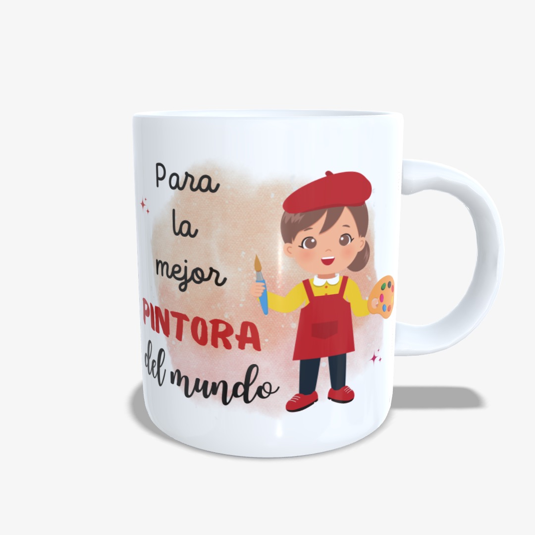 Taza Mejor Pintor Artistic Chica 01.