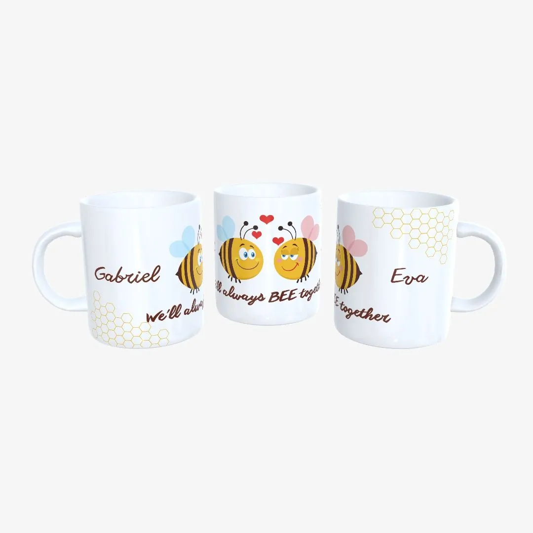 Taza San Valentín Always Bee Together