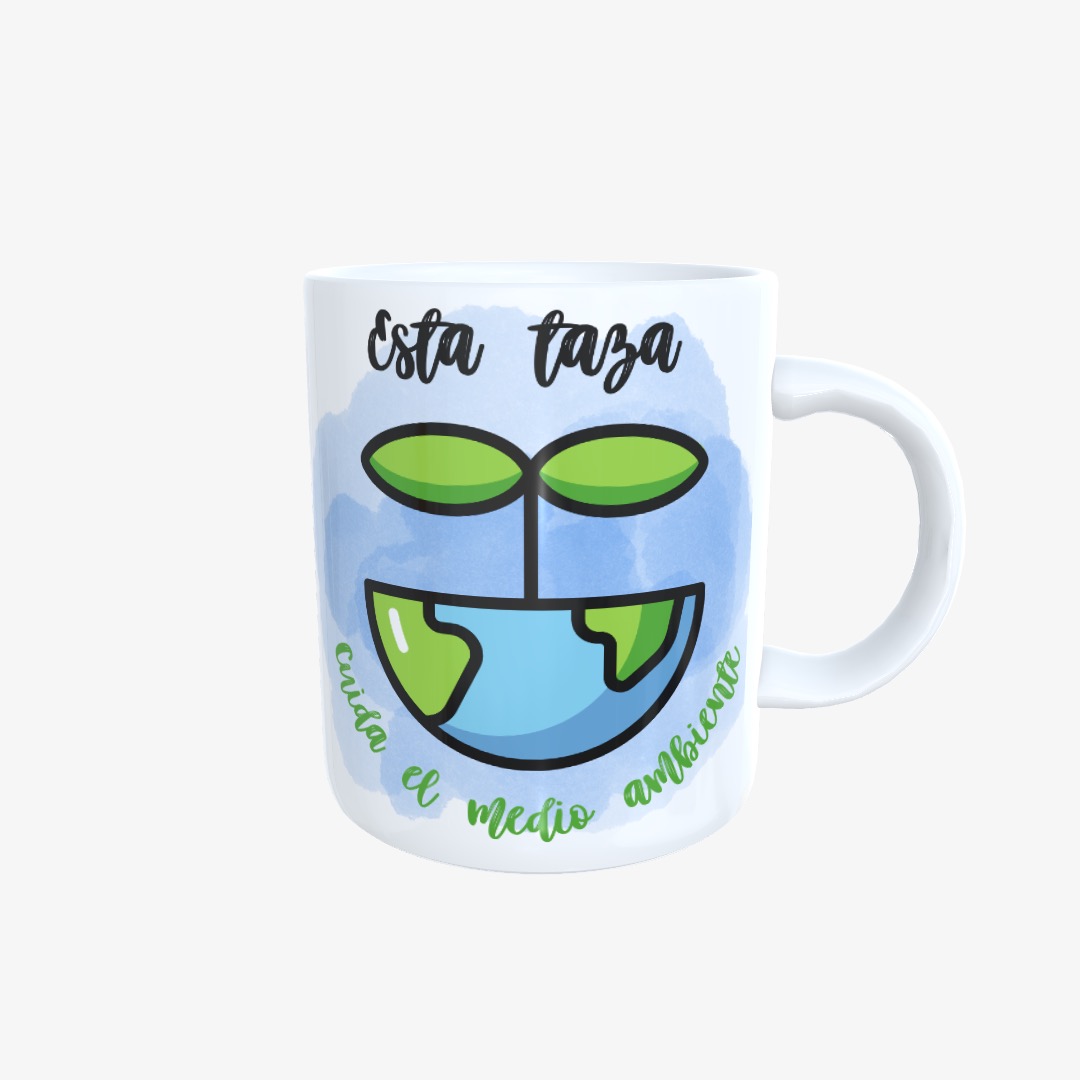 Taza Cuida el Medio Ambiente.