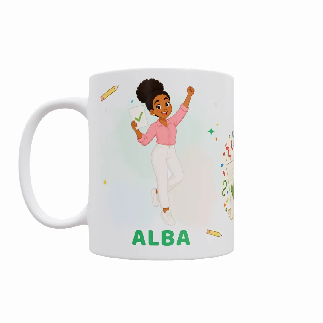 Taza ¡Aprobé! Ya Tengo Plaza con Nombre (Varios Modelos) - 5