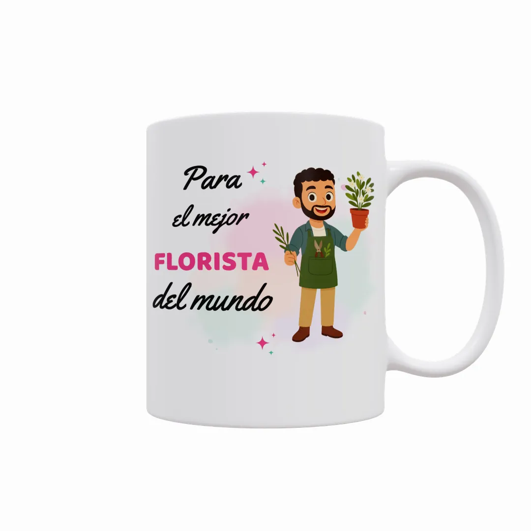 Taza Mejor Florista del Mundo (Varios Modelos) - 3
