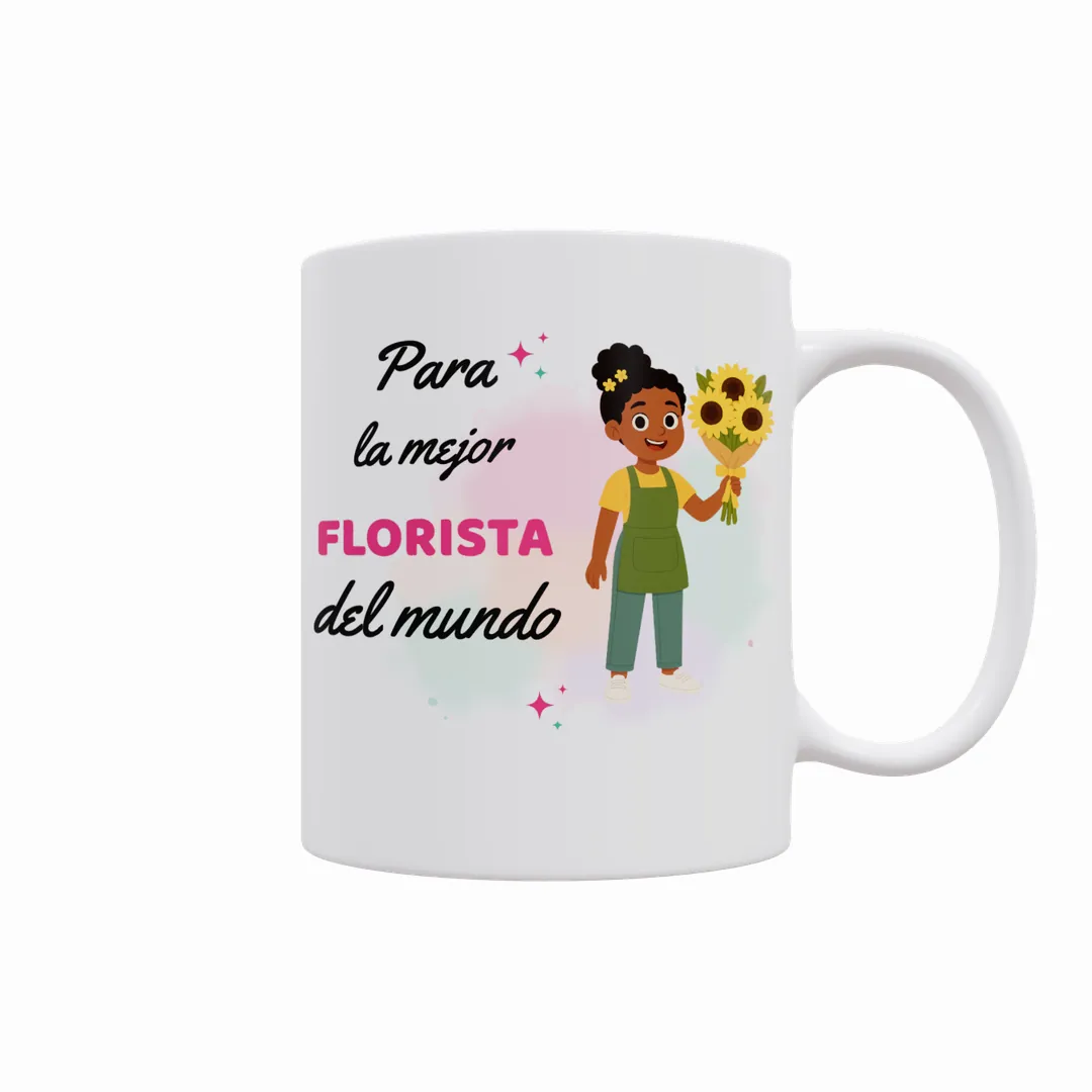 Taza Mejor Florista del Mundo (Varios Modelos) - 4