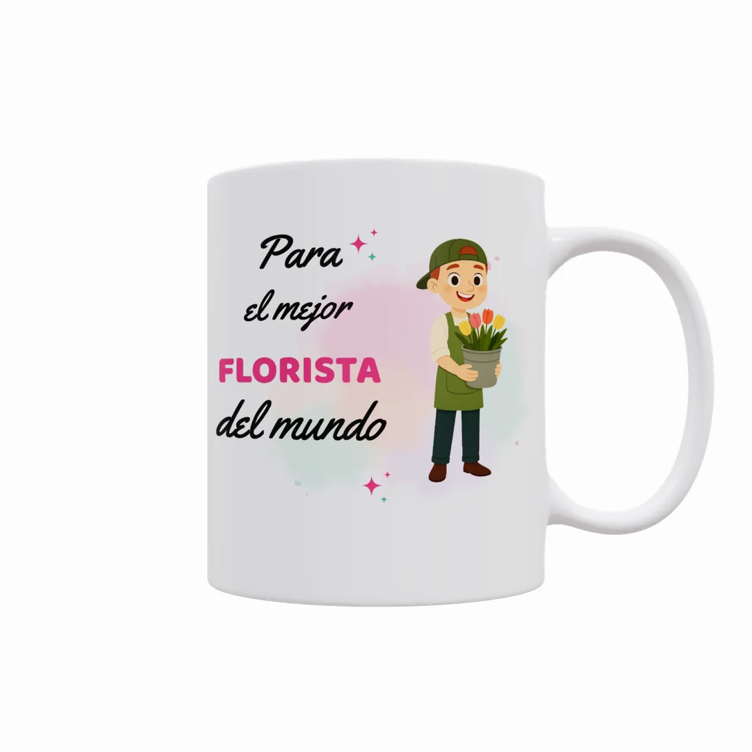 Taza Mejor Florista del Mundo (Varios Modelos) - 5