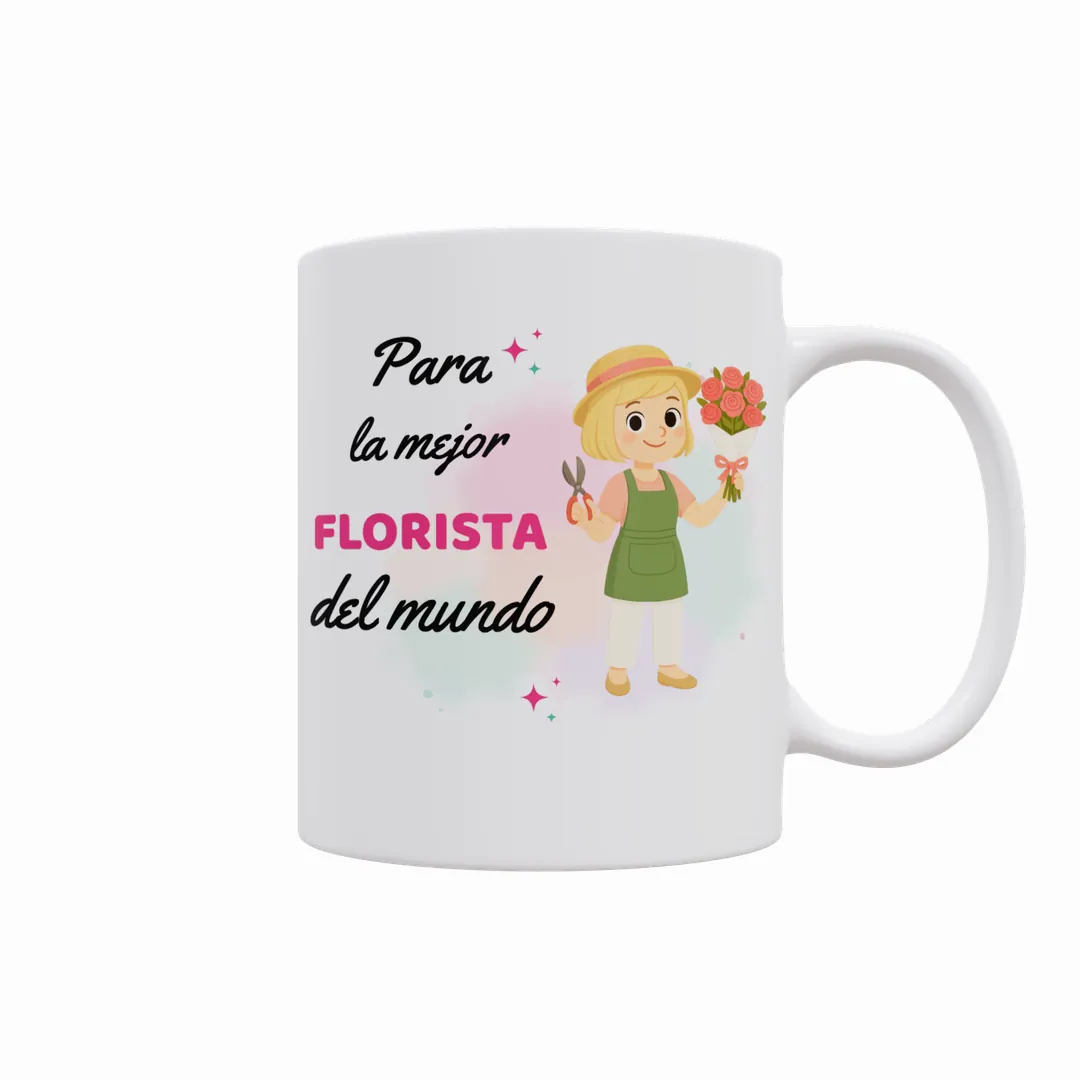 Taza Mejor Florista del Mundo (Varios Modelos) - 6