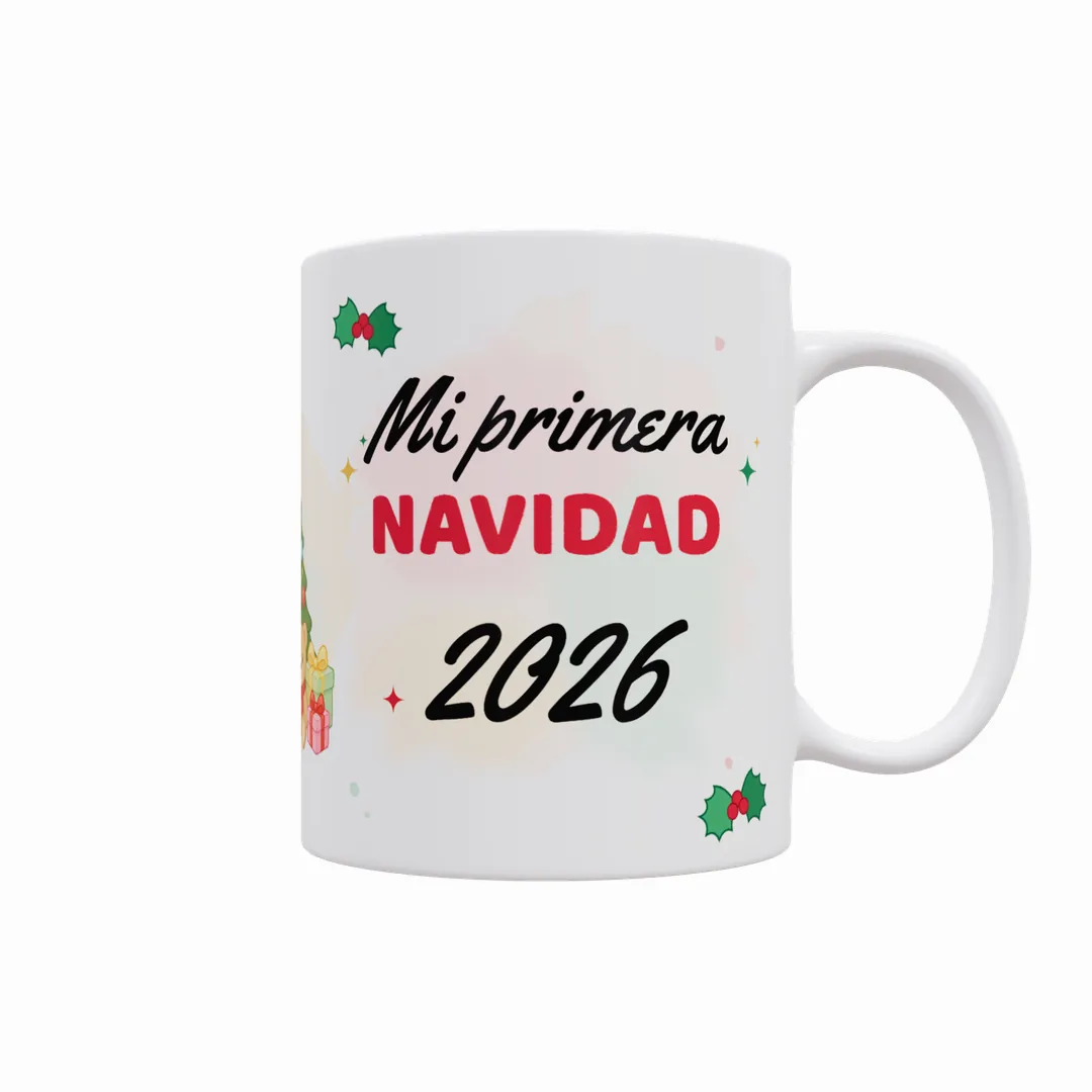 Taza Mi Primera Navidad 2026 con Nombre (Varios Modelos) - 2