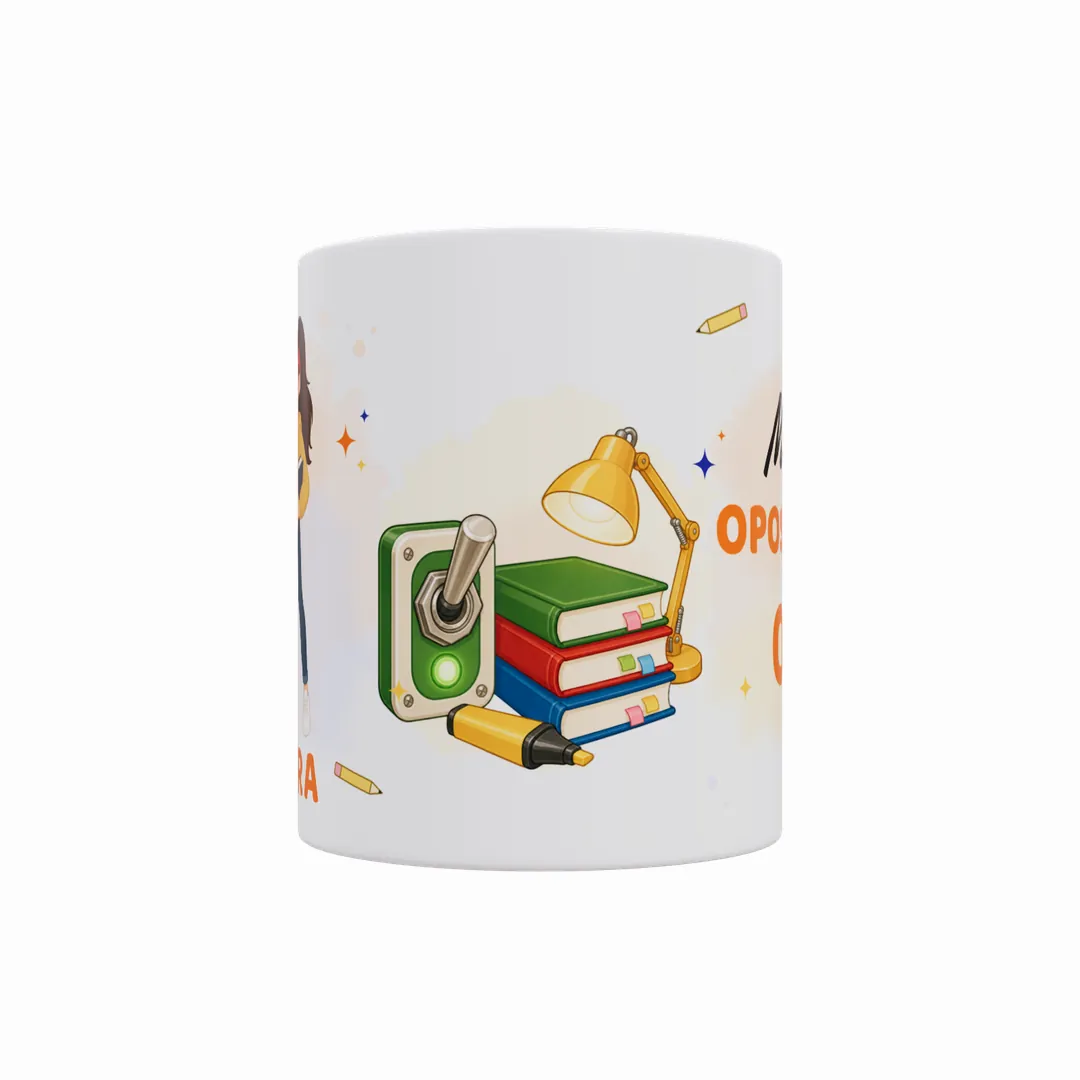 Taza Modo Opositor/a: ON con Nombre (Varios Modelos) - 3