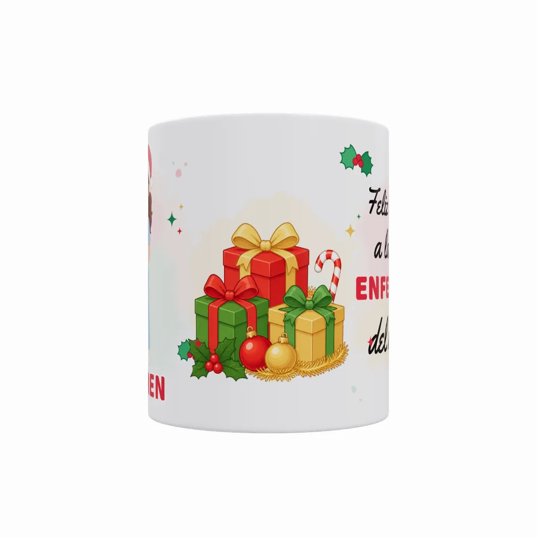 Taza Feliz Navidad al Mejor Profesional del Mundo (Varios Modelos) - 3