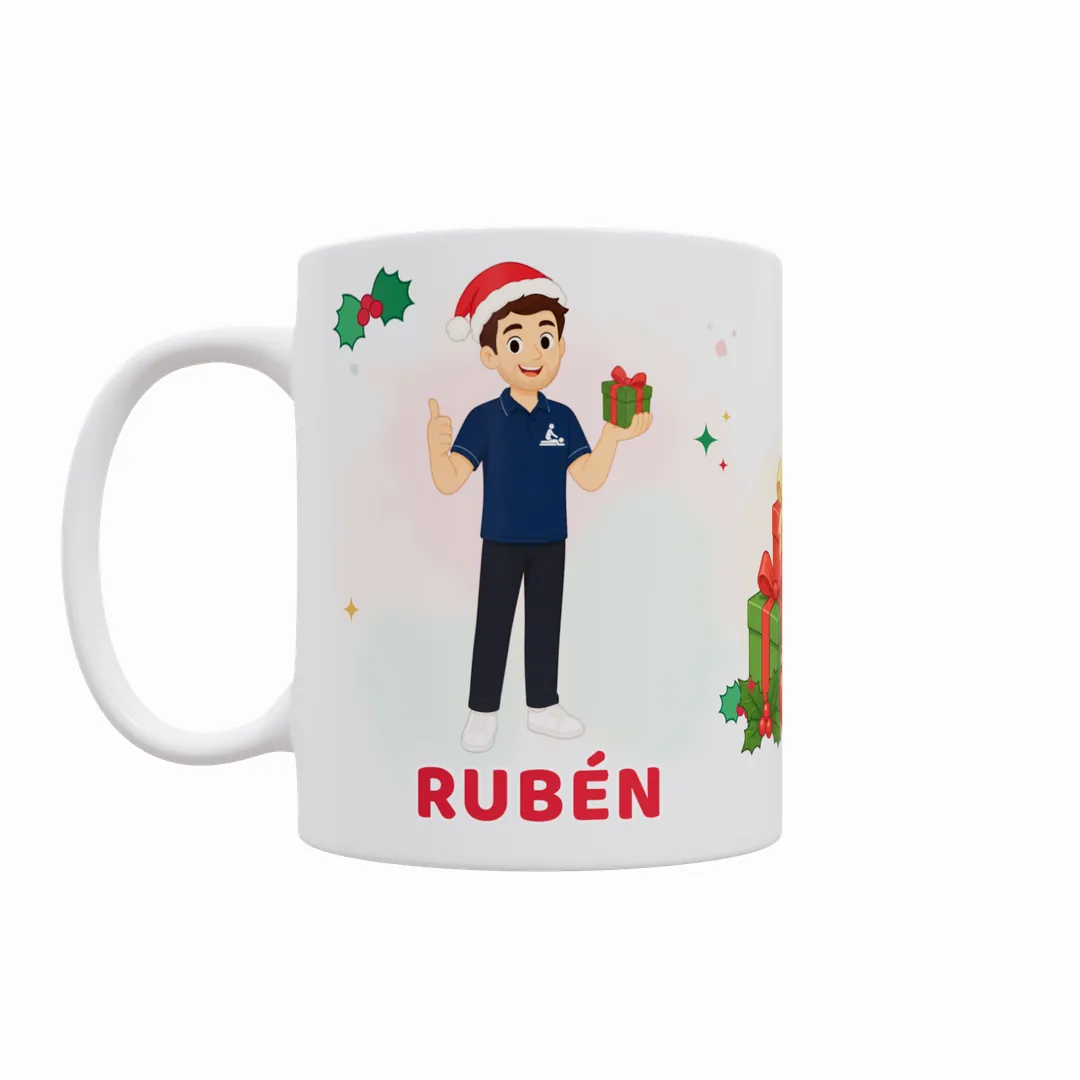 Taza Feliz Navidad al Mejor Profesional del Mundo (Varios Modelos) - 6