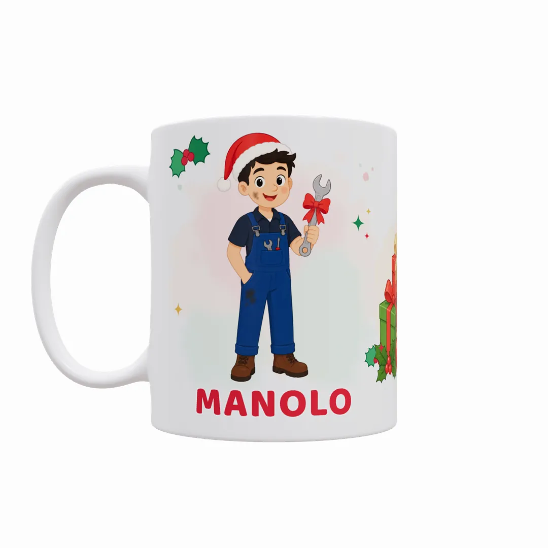 Taza Feliz Navidad al Mejor Profesional del Mundo (Varios Modelos) - 7