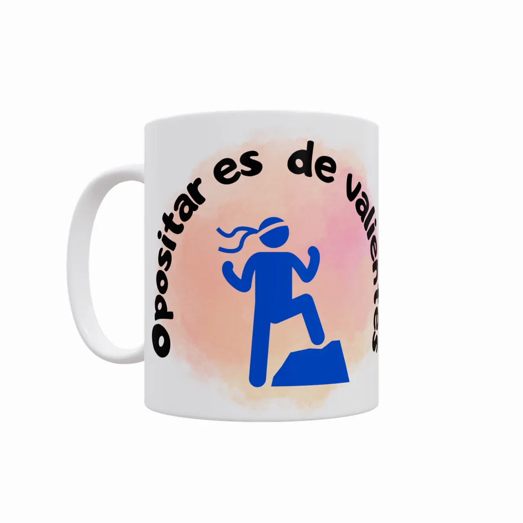 Taza Opositar es de Valientes – A por la Plaza (con Nombre) - 2
