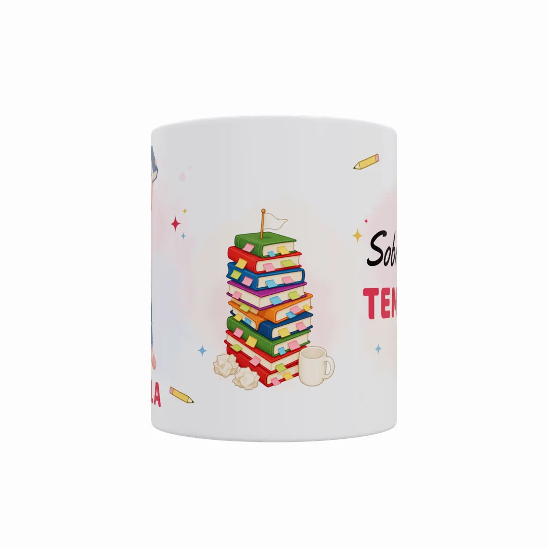 Taza Sobreviví al Temario con Nombre (Varios Modelos) - 3