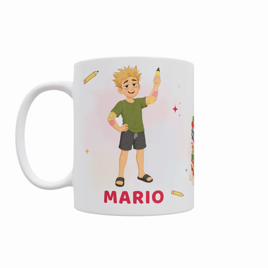 Taza Sobreviví al Temario con Nombre (Varios Modelos) - 6