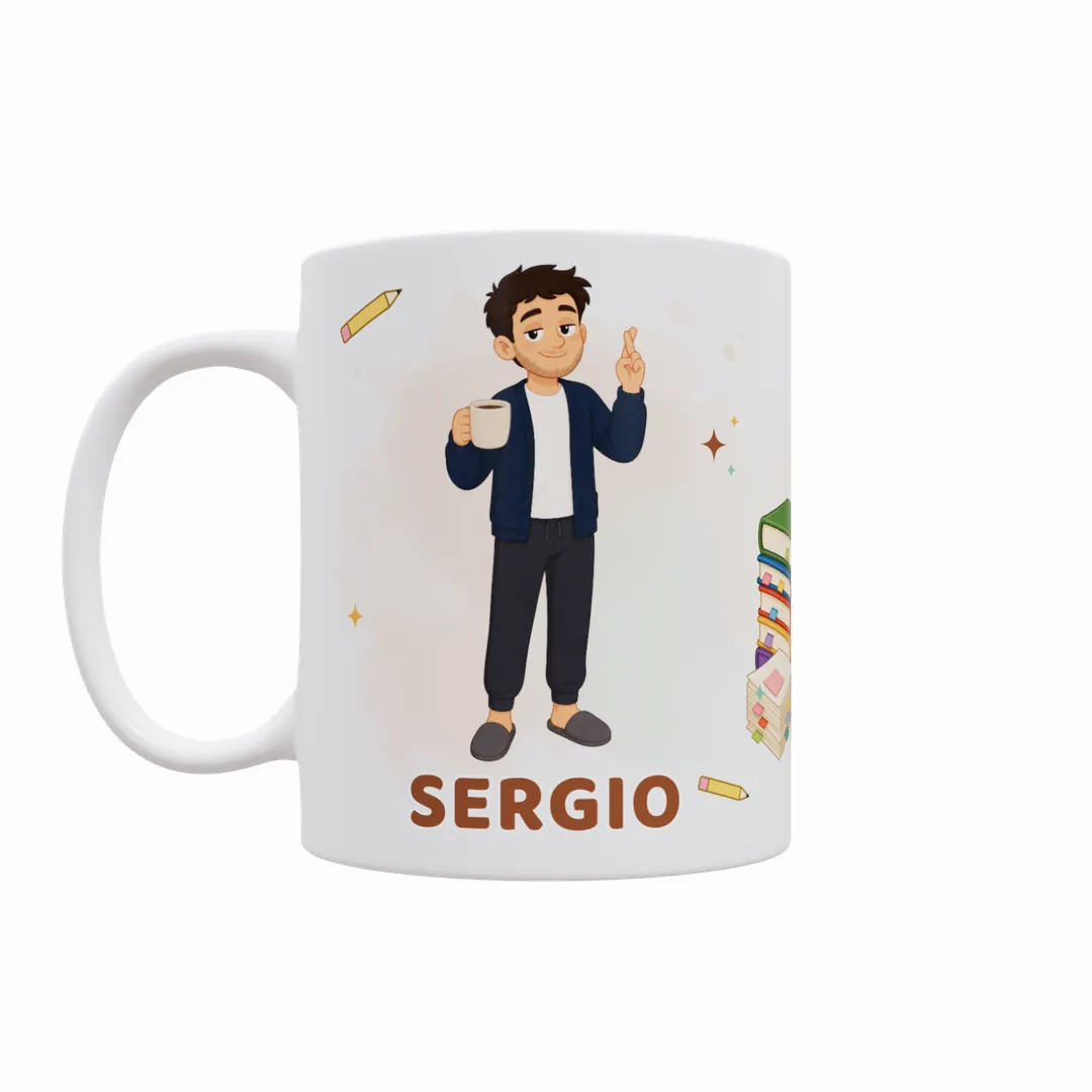 Taza Temario, Café y Fe con Nombre (Varios Modelos) - 4